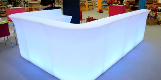 Modulare Theken mieten - led theke 36 led theke 36