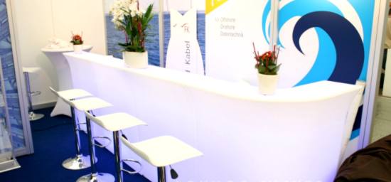 Lounge-Mietmöbel für Ihre Weihnachtsfeier - messe theke weiss mieten messe theke weiss mieten