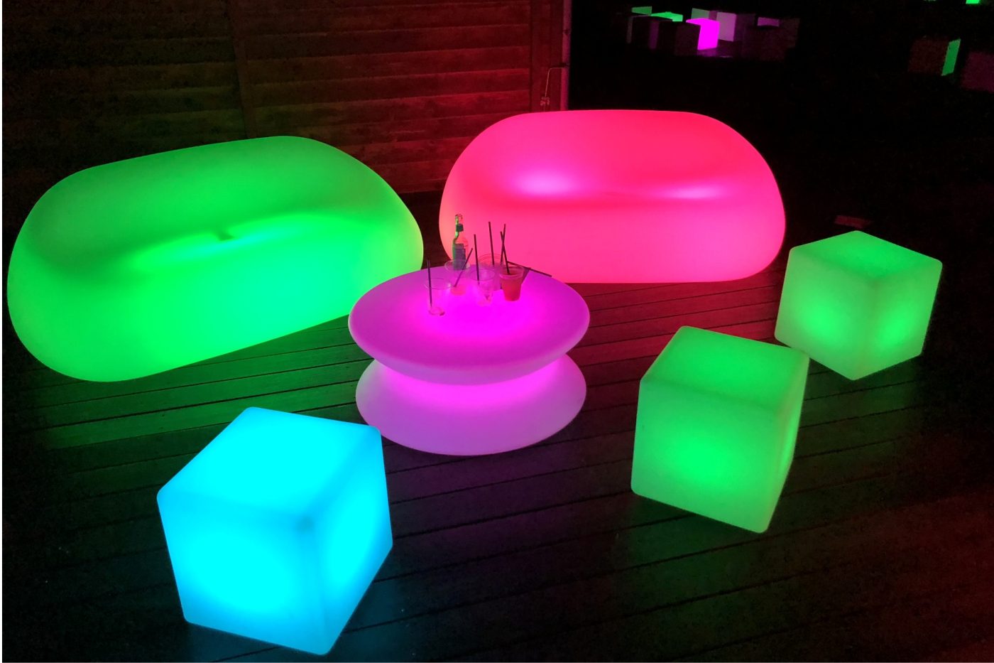 Lounge Landschaften - led leuchtmoebel mieten 1 led leuchtmoebel mieten 1