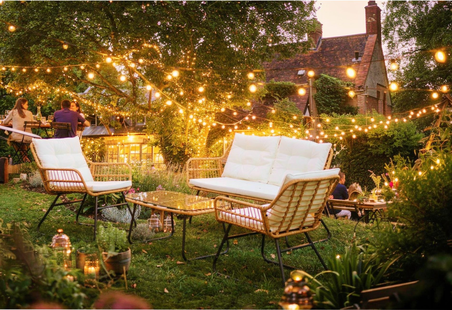 rattanmoebel gartenparty mieten